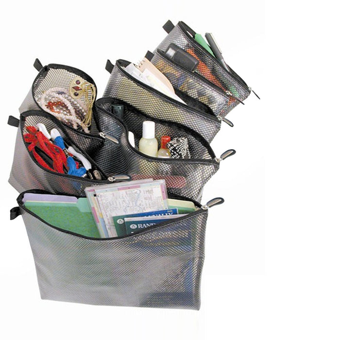 Travelon 7 Packing Mesh Print Envelopes Bag Case Organizer Pouch Storage Travel