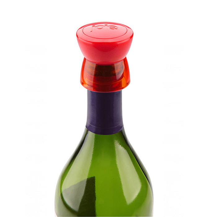 2 Wine Bottle Stopper Joie Twist Top Seal Cap Reusable Vacuum Sealed Cover Saver