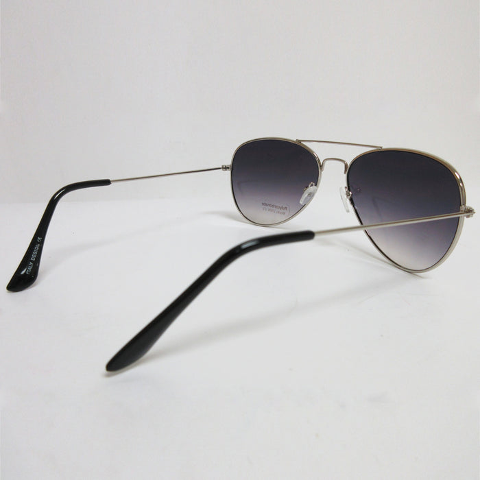 Mens Pilot Sunglasses Womens Vintage Shades Retro Silver Frame Eyewear Unisex
