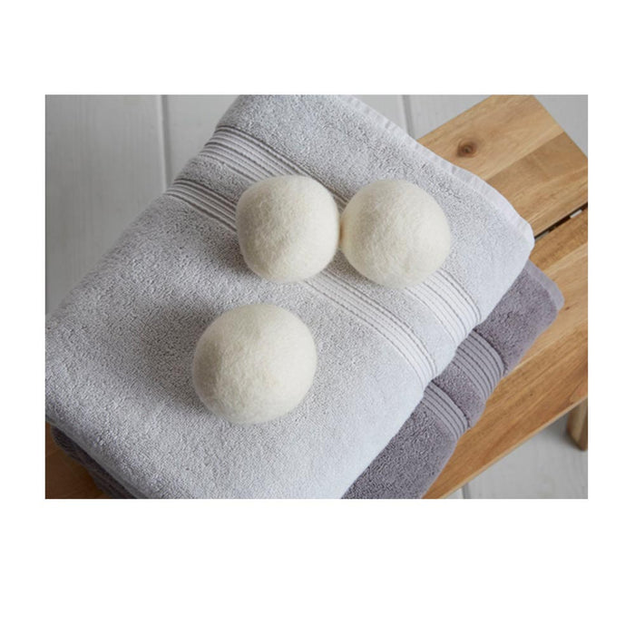 4 Pc Wool Dryer Balls Fabric Softener Laundry Natural Hypoallergenic Reusable