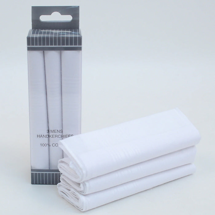 6PC Handkerchiefs Men's 100% Cotton Boxed Fancy Gift Set Fashion Classic Vintage