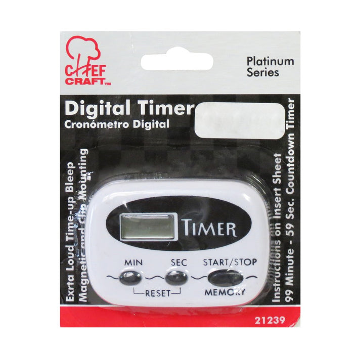 1 Digital Kitchen Timer Magnetic Cooking LCD Large Count Down Clear Loud Alarm