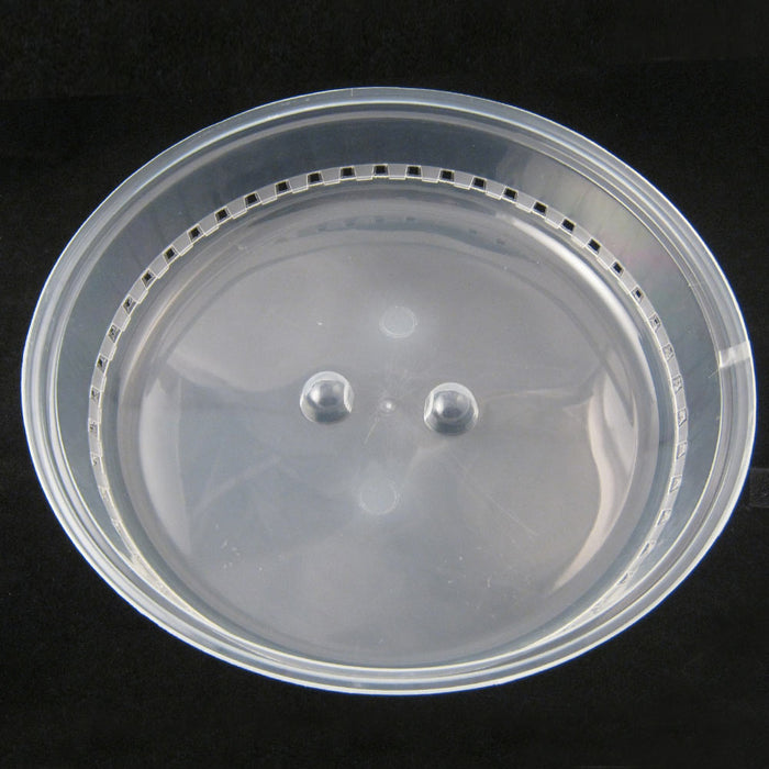 24pc Wholesale Microwave Plate Cover Splatter Steam Release Vent Lid 10" Plastic