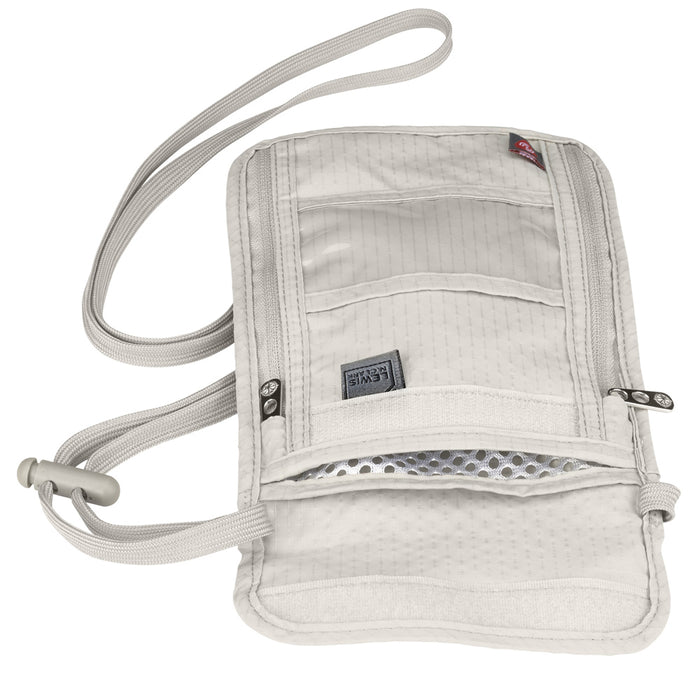 1 X RFID Travel Neck Pouch Passport Holder Premium Waterproof Neck Wallet Stash