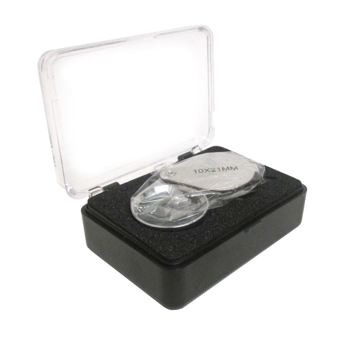 10 X 21mm Glass Magnifying Loupe Magnifier Glasses Len Jewelers Loop Eye Jewelry