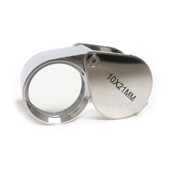 10 X 21mm Glass Magnifying Loupe Magnifier Glasses Len Jewelers Loop Eye Jewelry