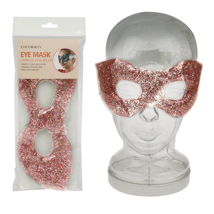 2 X Glitter Gel Eye Mask Cold Press Heat Pad Tired Puffy Eyes Bags Dark Circles