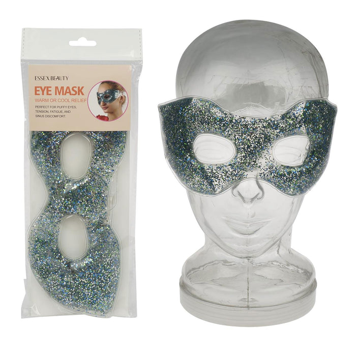 1 Glitter Gel Eye Mask Cold Ice Pack Compress Warm Heat Pad Soothing Tired Eyes