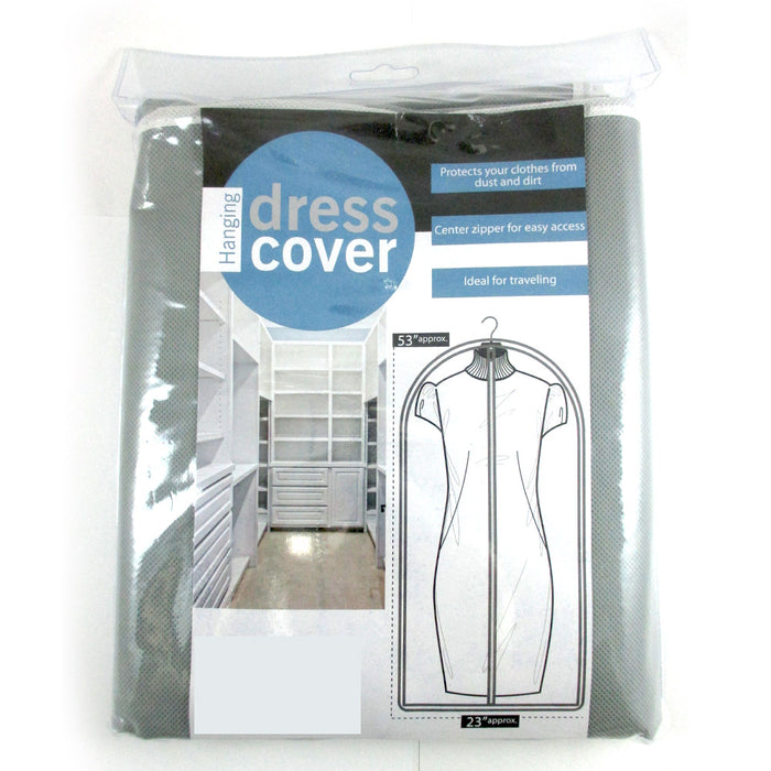 53 Dress Gown Suit Garment Bag Storage Cover Coat Carrier Travel Protect Zipper