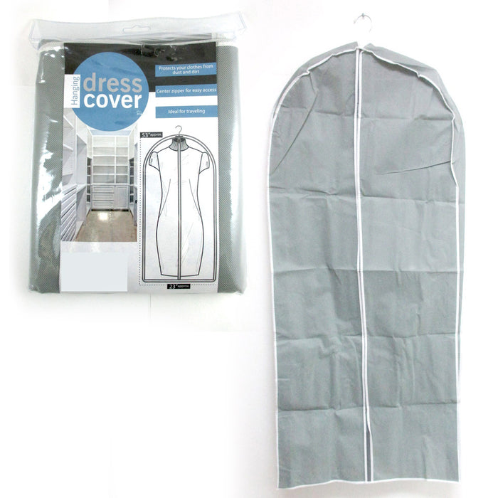 53 Dress Gown Suit Garment Bag Storage Cover Coat Carrier Travel Protect Zipper