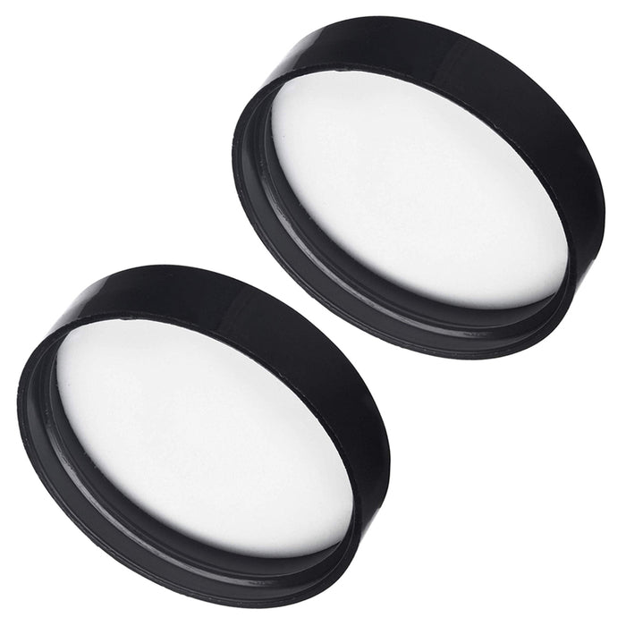 2 Clear Plastic Empty Cosmetic Sample Art Craft Storage Containers Jars Pots 2oz