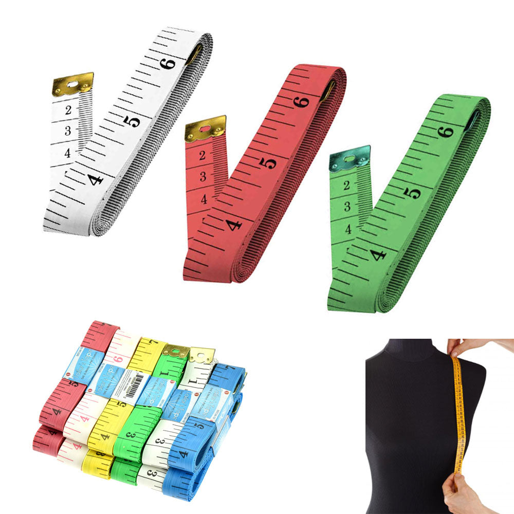 3pcs Soft Tape Measure & Body Measuring Ruler For Sewing & Tailor