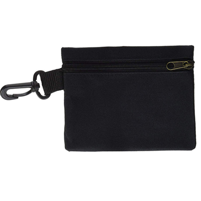 2 pcs Storage Pouch Multi Purpose Zip Bag Clip Cosmetic Organize Pocket 6"x5"