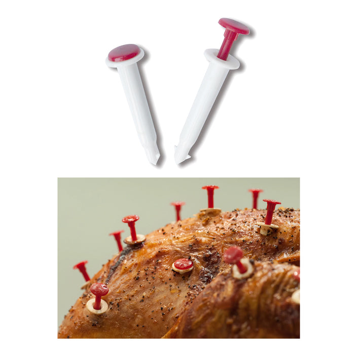 24 X Disposable Timer Thermometer Poultry Meat Fish Chicken Turkey Temp