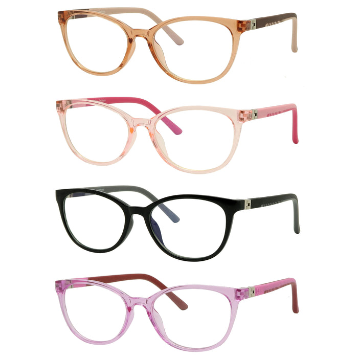 2 Pairs Kids Blue Light Blocking Glasses Anti Eyestrain Gaming Computer Phone