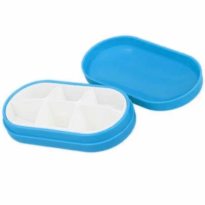 2 Weekly Pill Box Organizer 6 Compartment Holder Case Medicine Storage Travel