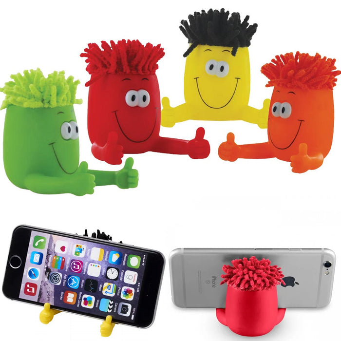 1 Pc Cell Phone Stand Mop Topper Squeeze Stress Reliever Universal Mobile Holder