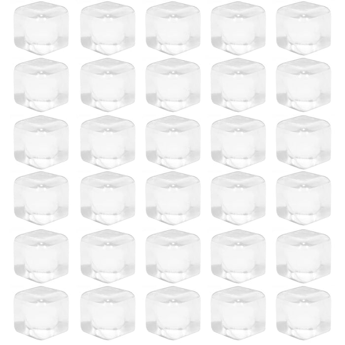 30 Pc Kikkerland Reusable Ice Cubes Plastic Refreezable Cold Drinks Bar Parties