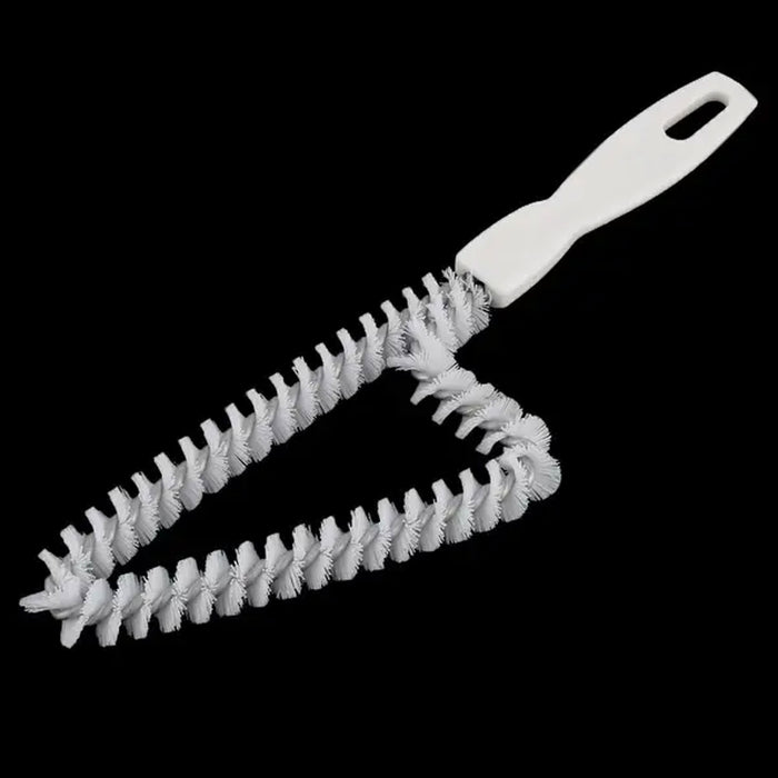 2 Pc Nylon Bristle Cleaning Brush Sliding Door Window Track Shower Crack Cleaner