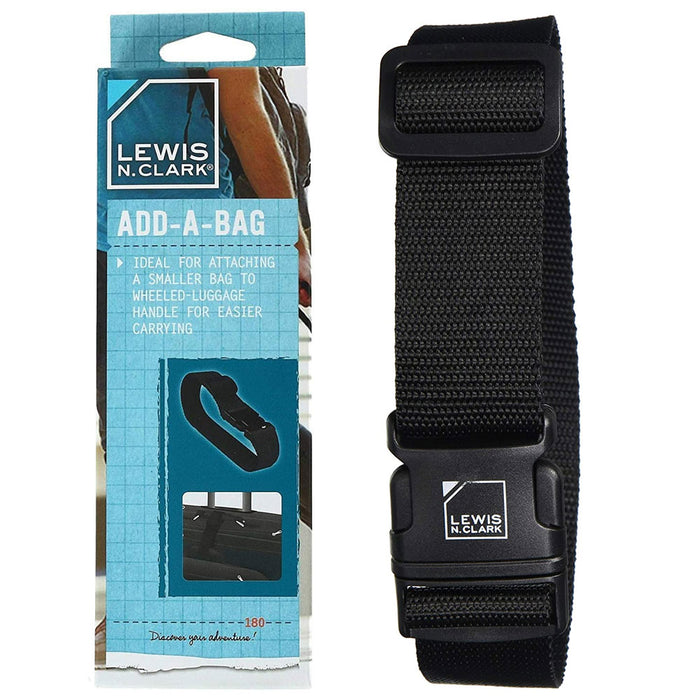 1 Lewis N Clark Add A Bag Strap Travel Luggage Durable Baggage Suitcase Belt