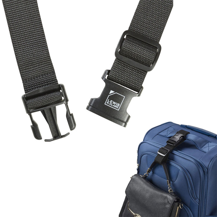 1 Lewis N Clark Add A Bag Strap Travel Luggage Durable Baggage Suitcase Belt
