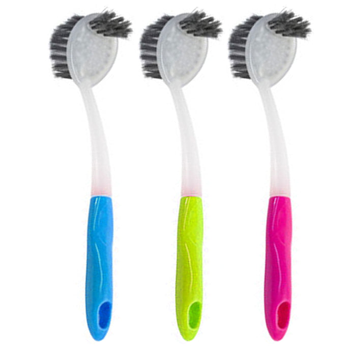 6 Pc Kitchen Scrub Brush Cleaning Brushes Sink Dish Washing Vegetable Scrubber