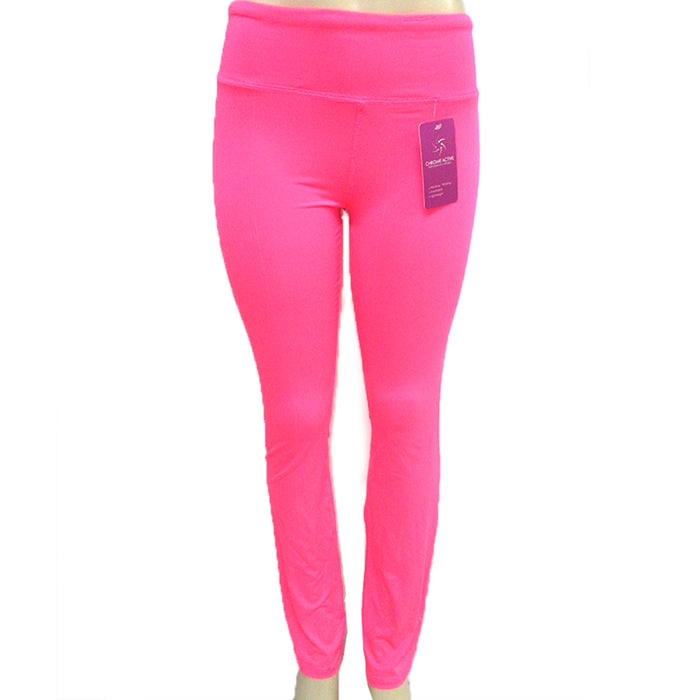 Women Yoga Running Sport Pants High Waist Leggings Fitness Gym Trousers Pink M