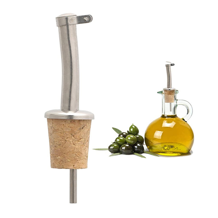 1 Pc Wine Pourer Oil Pour Cap Bottle Cork Reusable Stopper Plug Champagne Seal