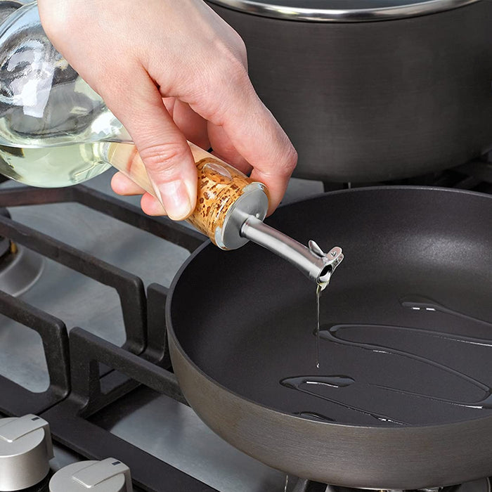 1 Pc Wine Pourer Oil Pour Cap Bottle Cork Reusable Stopper Plug Champagne Seal