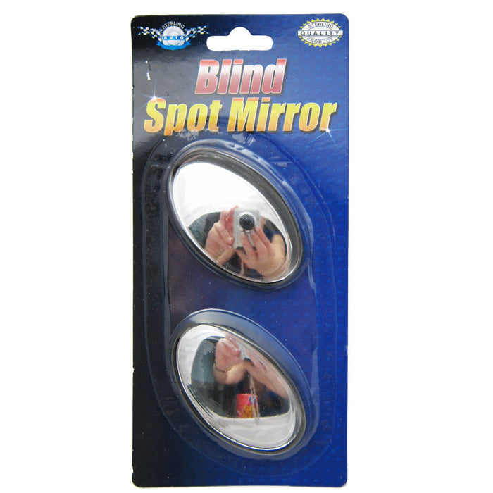 2 Car Blind Spot Mirror Vehicle Driver Wide Oval Angle Convex Auto Rear View !