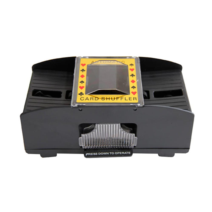 Casino Deluxe Automatic 2 Deck Card Shuffler Poker Texas Hold'em Black Jack NEW