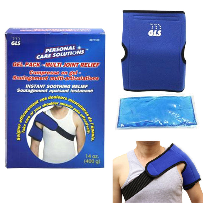 Ice Gel Pack Hot Cold Therapy Wrap Shoulder Injuries/Sprains Muscle Joint Pain