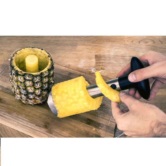Pineapple Corer Slicer Kitchen Tool Gadget Fruit Cutter Peeler Stainless Steel