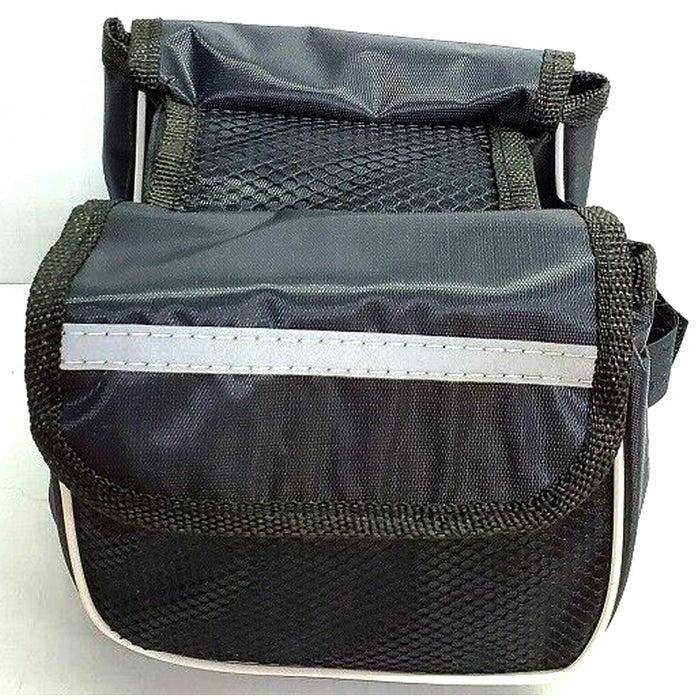 1 Bicycle Mountain Bike Cycling Sport Frame Pannier Front Tube Double Bag Pouch