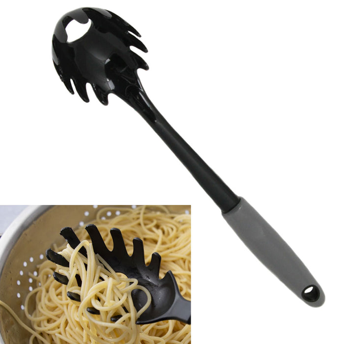 Pasta Server Spaghetti Fork Spoon Nylon Utensil Kitchen Tools Gadgets Soft Grip
