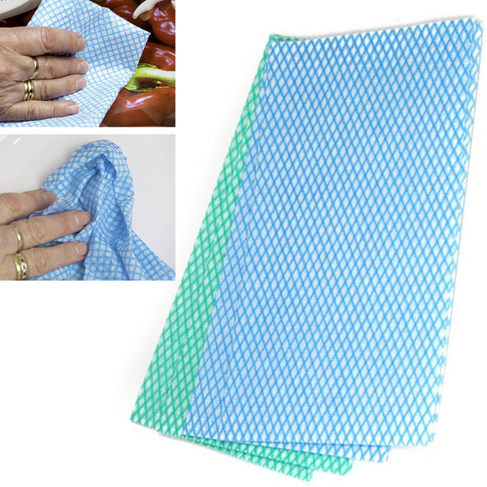 8 Pc Kitchen Towels Dish E-Z J Cloths Cleaning Rag Multi Purpose Reusable Wipes