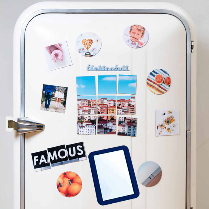 1 Magnetic Locker Mirror 5"x7" School Tool Workshop Refrigerator Makeup Travel