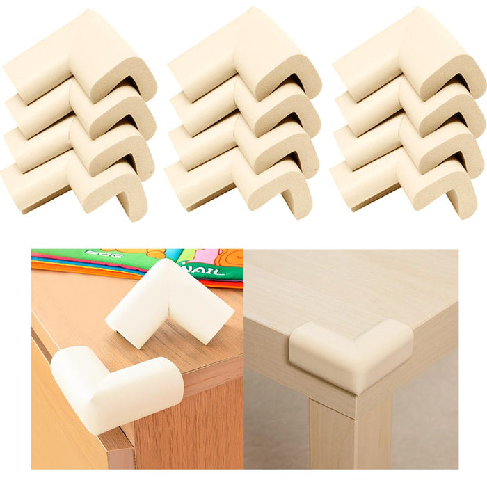 ATB 12x Corners Cushion Baby Safety Table Desk Edge Guard Softener Bumper Protectors