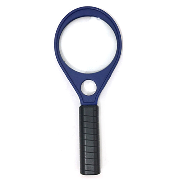 Magnifying Glass Reading Magnifier Handheld 7.9" Lens Jewelry Loupe Loop 2.5x 5x