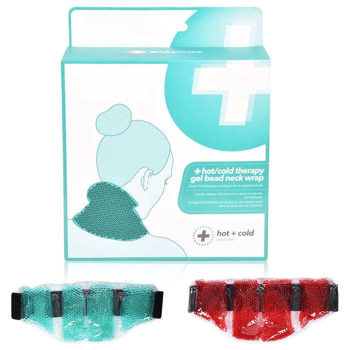 Neck and Back Therapy Hot Cold Wrap Reusable Microwaveable Thermal Gel Bead Pain