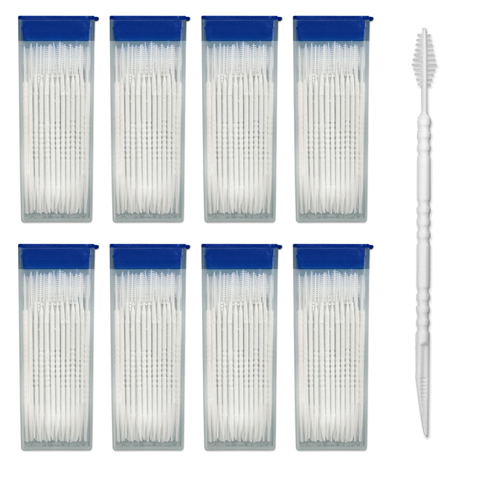 480 Pcs Toothpicks Floss Sticks Interdental Brush Head Picks Tooth Oral Cleaning