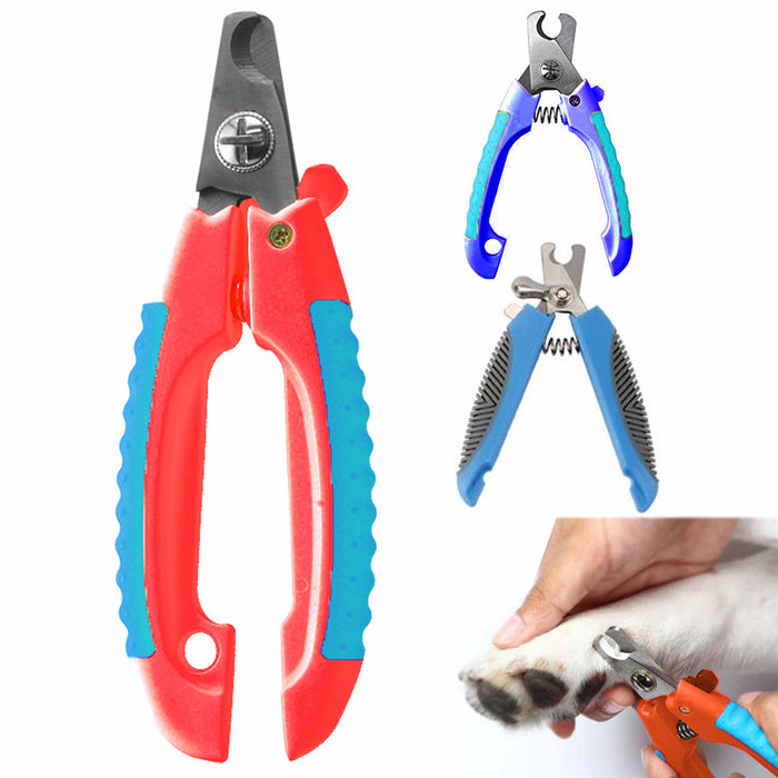 1 Dog Nail Clippers Trimmer Grooming Small Large Pet Cat Claw Cutting Scissors