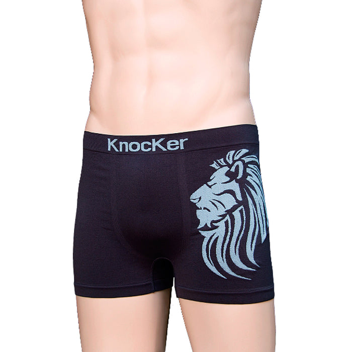 Pack of 12 Men Seamless Boxer Briefs Knocker Microfiber Underwear Wholesale Save