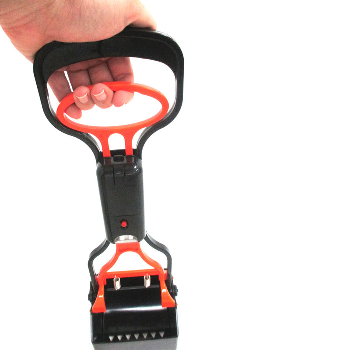 Large Dog Pooper Scooper Pet Waste Scoop Clean Poop XL Long Jumbo Handle Pick Up