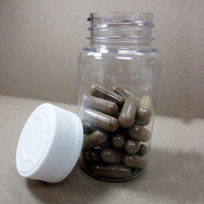 50 Clear Empty Plastic Pill Bottles Cap Medicine Container Vitamin Capsule Safe