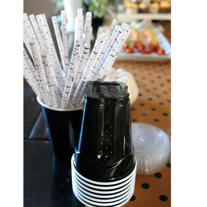 Box 144 Kikkerland Birch Paper Straw Biodegradable Birthday Party Shower Wedding