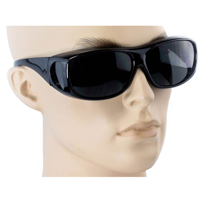 1 x Fit Over Polarized Sunglasses Cover All Lenses Wear Glasses