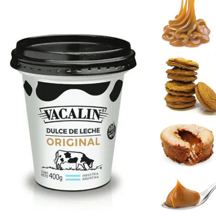 Vacalin Dulce De Leche Jar 400g 14oz Argentina Caramel Spread Arequipe Original