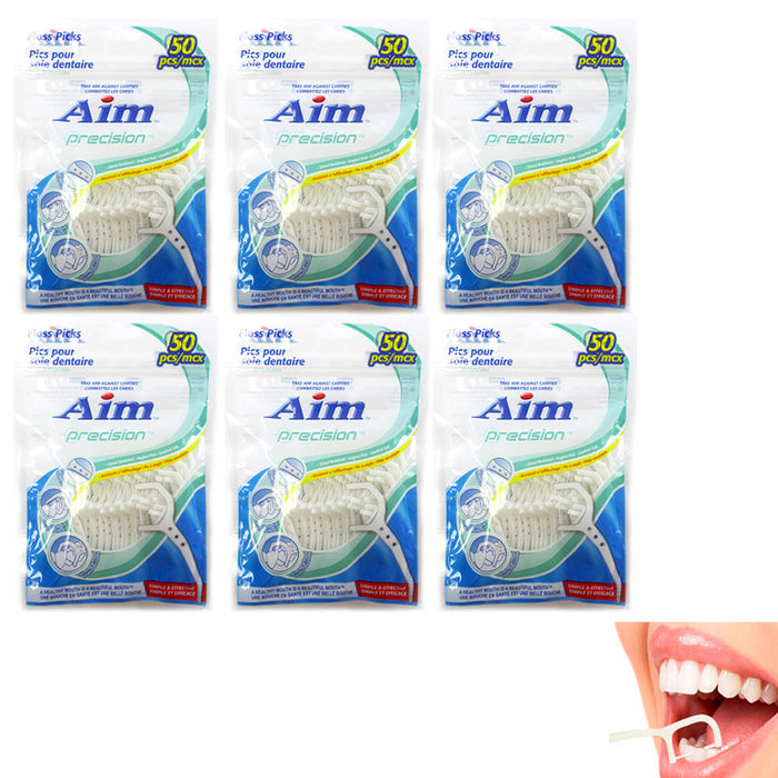 300 PC Dental Floss Tooth Picks Oral Flossers Flossing Picks Clean Teeth LOT