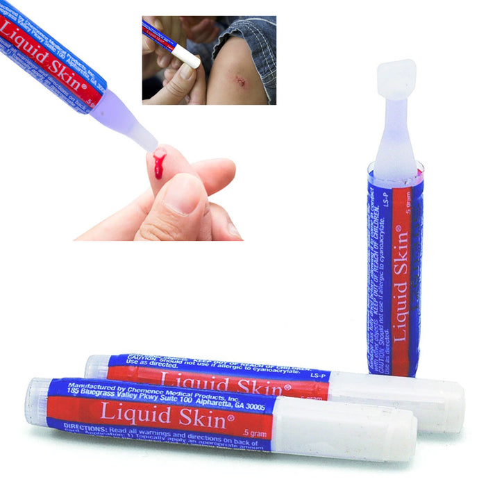 6 Pc First Aid Skin Liquid Bandage Stop Bleeding Seal Protect Cuts Waterproof
